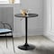 Armen Living Bentley Adjustable Pub Table in Black Brushed Wood and Black Metal finish LCBEPUBLK - alternate 3